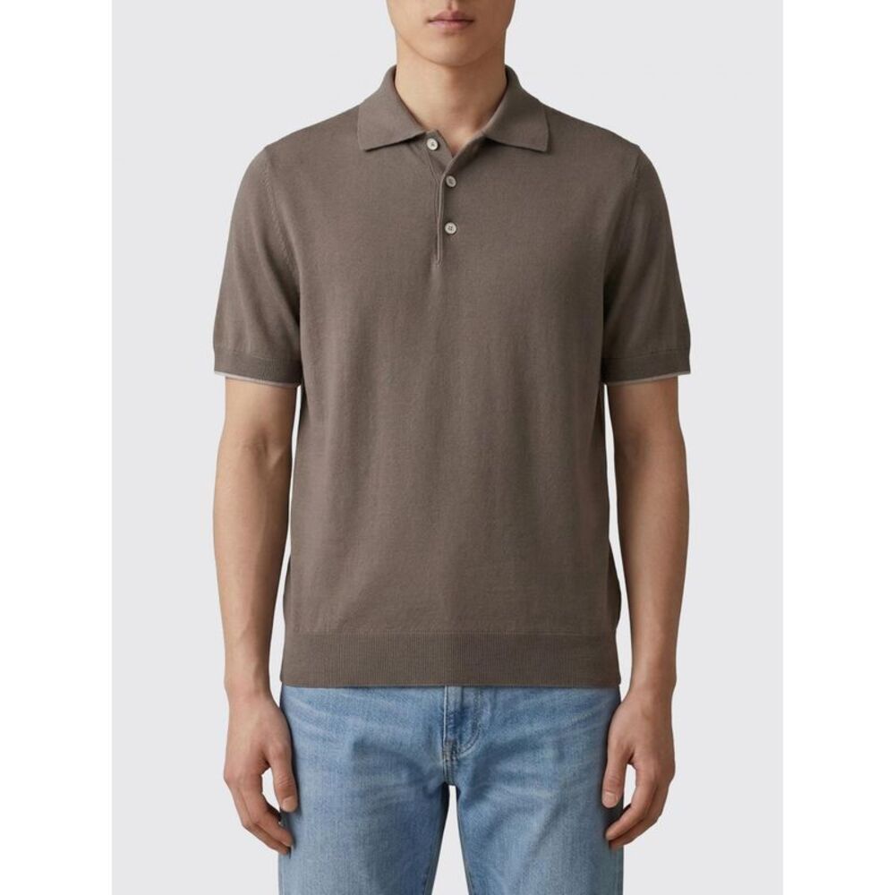 Brunello Cucinelli Polo Shirt Men Hazel